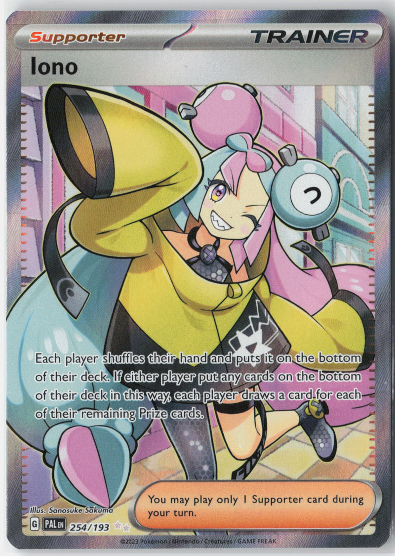 Load image into Gallery viewer, Iono #254/193 Ultra Rare Paldea Evolved 2023 NM
