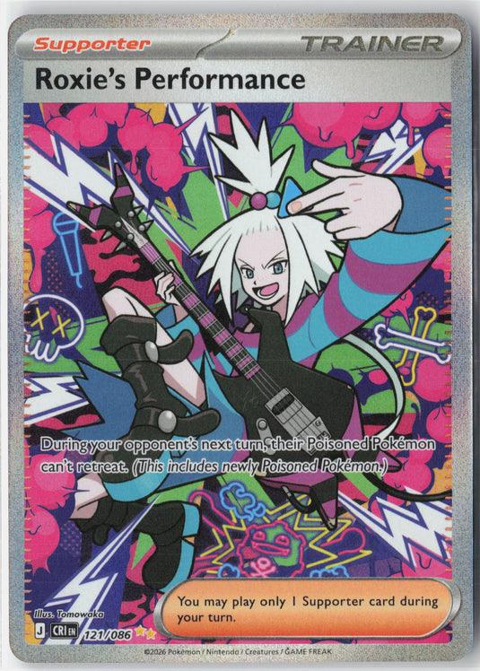 Roxie's Performance #121/086 Special Illustration Rare Chaos Rising NM