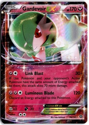 Gardevoir EX #78/114 Steam Siege 2016 NM