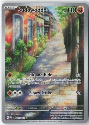 Sudowoodo #219/193 Illustration Rare Paldea Evolved 2023 NM