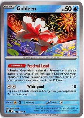 Goldeen #020/131 Prismatic Evolutions 2025 NM