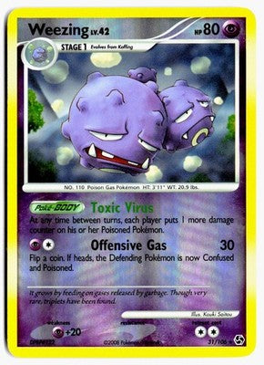 Load image into Gallery viewer, Weezing #31/106 Great Encounters 2008 LP
