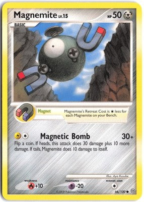 Load image into Gallery viewer, Magnemite #66/100 Stormfront 2008 NM
