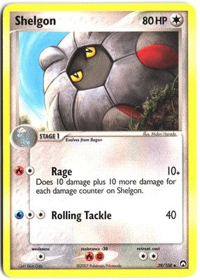 Shelgon #39/108 EX Power Keepers 2007 NM