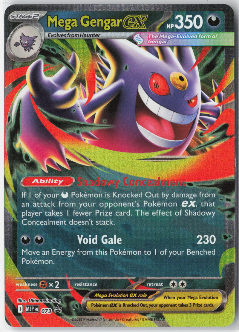 Load image into Gallery viewer, Mega Gengar ex #73 MEP Black Star Promo 2026 NM
