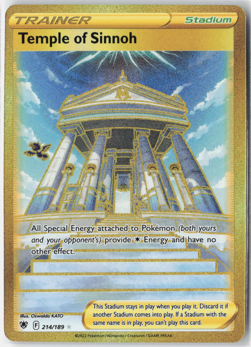 Load image into Gallery viewer, Temple of Sinnoh #214/189 Secret Rare Astral Radiance 2022 NM
