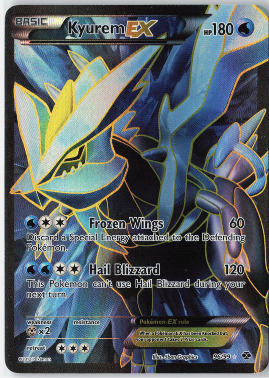 Kyurem EX #96/99 Ultra Rare Next Destinies 2012 NM
