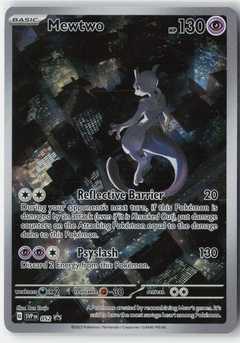 Load image into Gallery viewer, Mewtwo #052 SVP Black Star Promo 2023 NM

