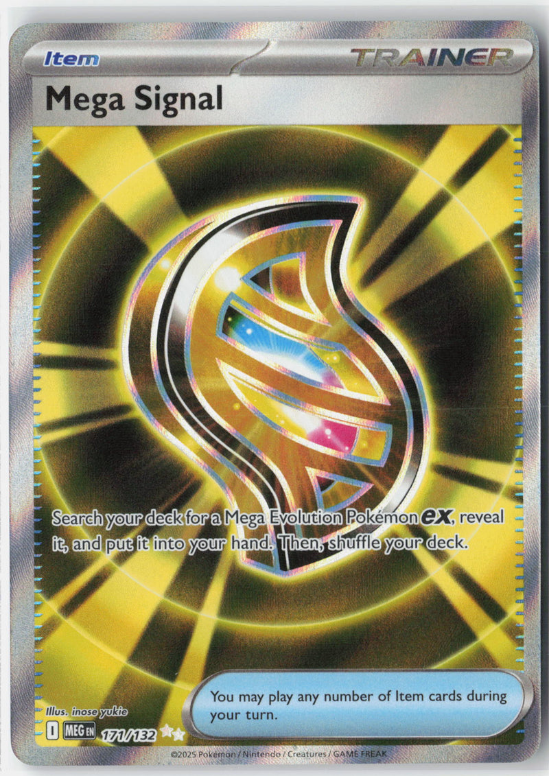 Load image into Gallery viewer, Mega Signal #171/132 Ultra Rare Mega Evolution 2025 NM
