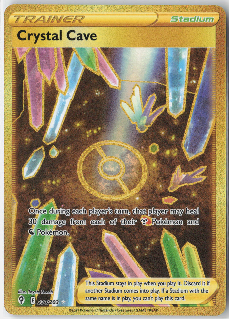 Load image into Gallery viewer, Crystal Cave #230/203 Secret Rare Evolving Skies 2021 NM
