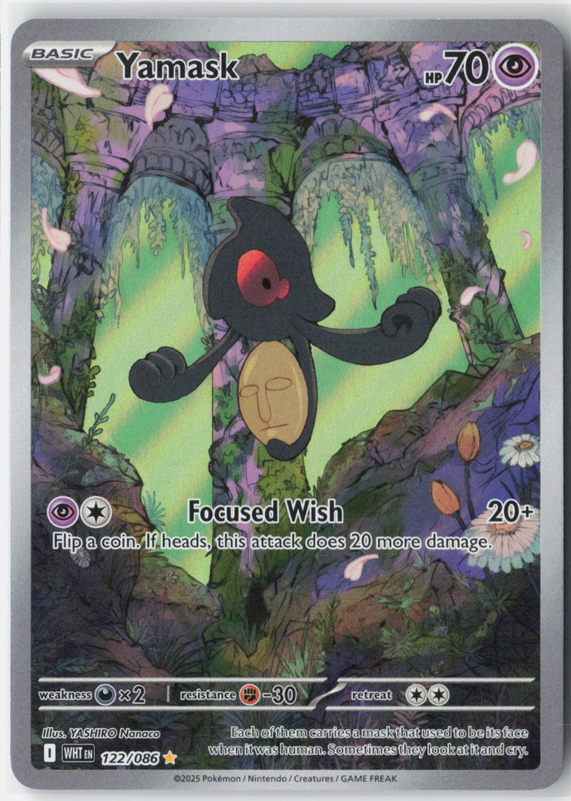Load image into Gallery viewer, Yamask #122/086 Illustration Rare White Flare 2025 NM
