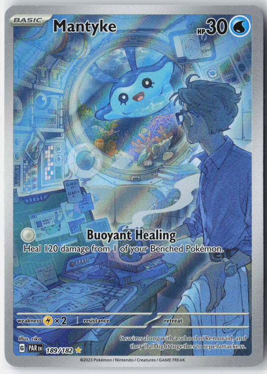 Mantyke #189/182 Illustration Rare Paradox Rift 2023 NM
