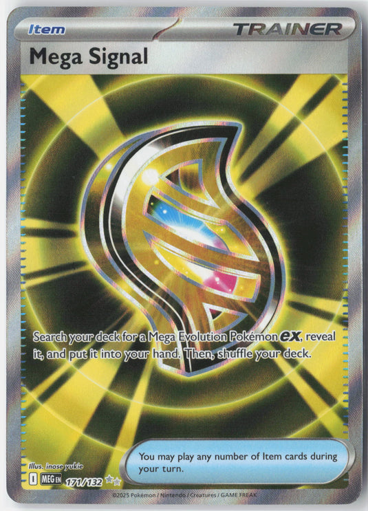 Mega Signal #171/132 Ultra Rare Mega Evolution 2025 NM