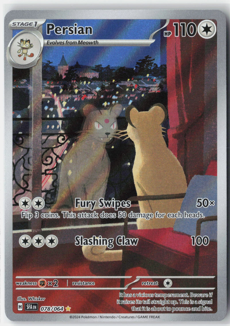 Load image into Gallery viewer, Persian #078/064 Illustration Rare Shrouded Fable 2024 NM
