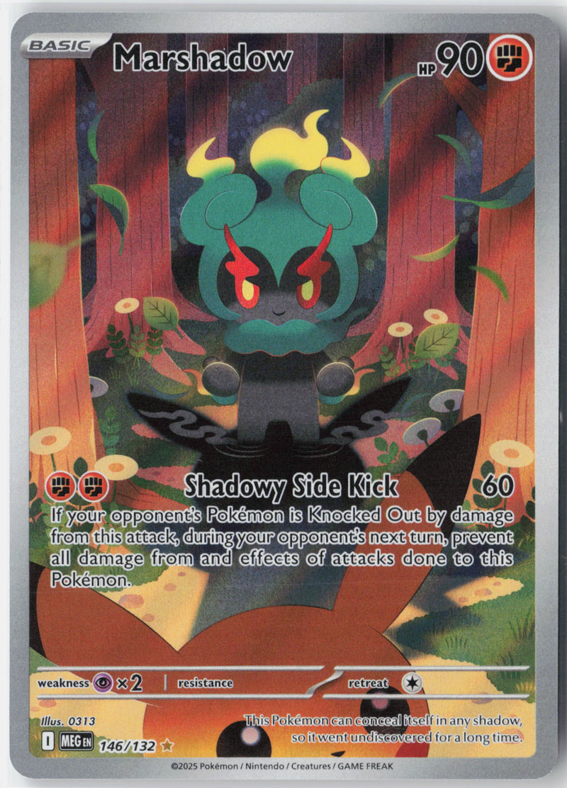 Load image into Gallery viewer, Marshadow #146/132 Illustration Rare Mega Evolution 2025 NM
