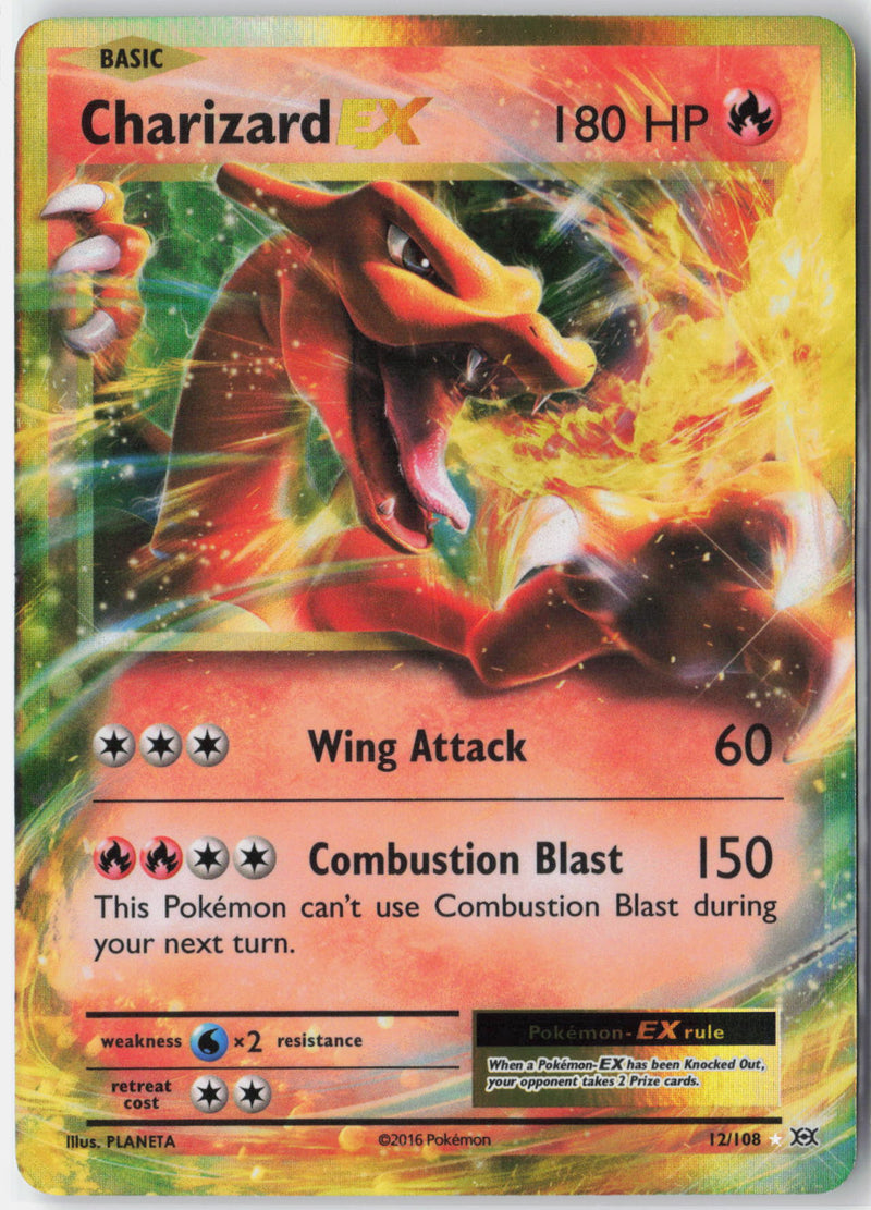 Load image into Gallery viewer, Charizard EX #12/108 Ultra Rare Evolutions 2016 NM
