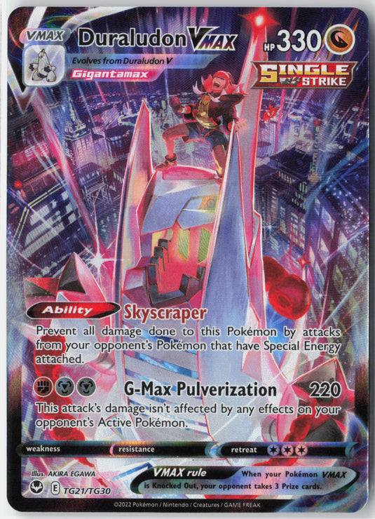 Duraludon VMAX #TG21/TG30 Trainer Gallery Silver Tempest 2022 NM