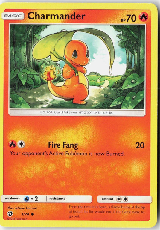 Charmander #1/70 Dragon Majesty 2018 MP