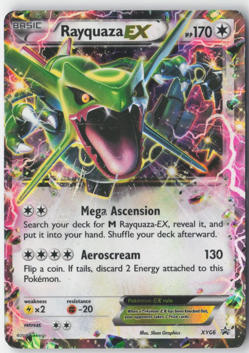 Load image into Gallery viewer, Rayquaza EX #XY66 XY Black Star Promo 2016 HP
