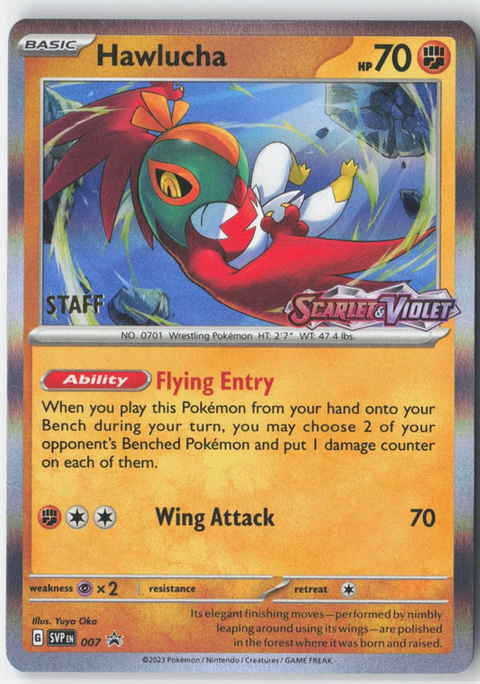 Hawlucha #007 SVP Black Star Promo 2023 NM