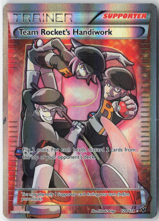 Team Rocket's Handiwork #124/124 Fates Collide 2016 LP