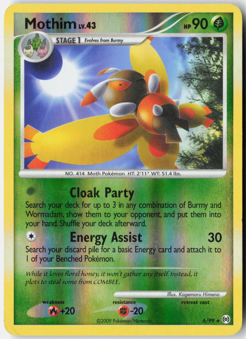 Load image into Gallery viewer, Mothim #6/99 Arceus 2009 HP
