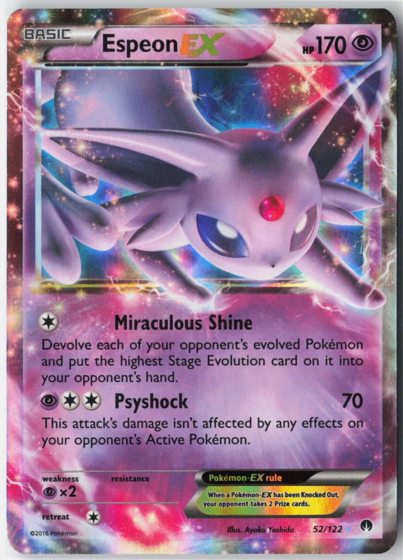 Load image into Gallery viewer, Espeon EX #52/122 BREAKpoint 2016 LP
