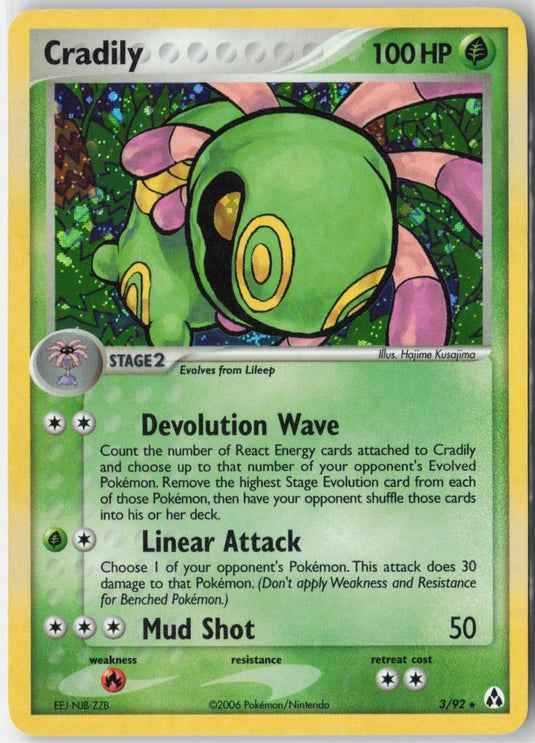 Cradily #3/92 EX Legend Maker 2006 LP