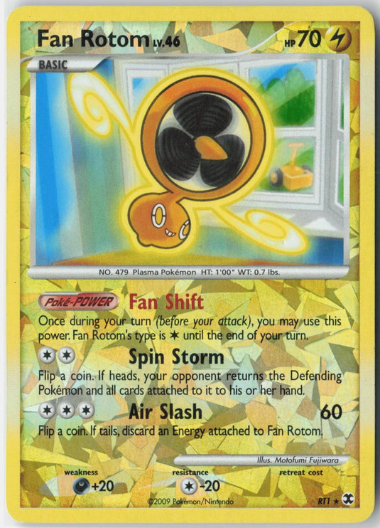 Fan Rotom #RT1 Rising Rivals 2009 LP