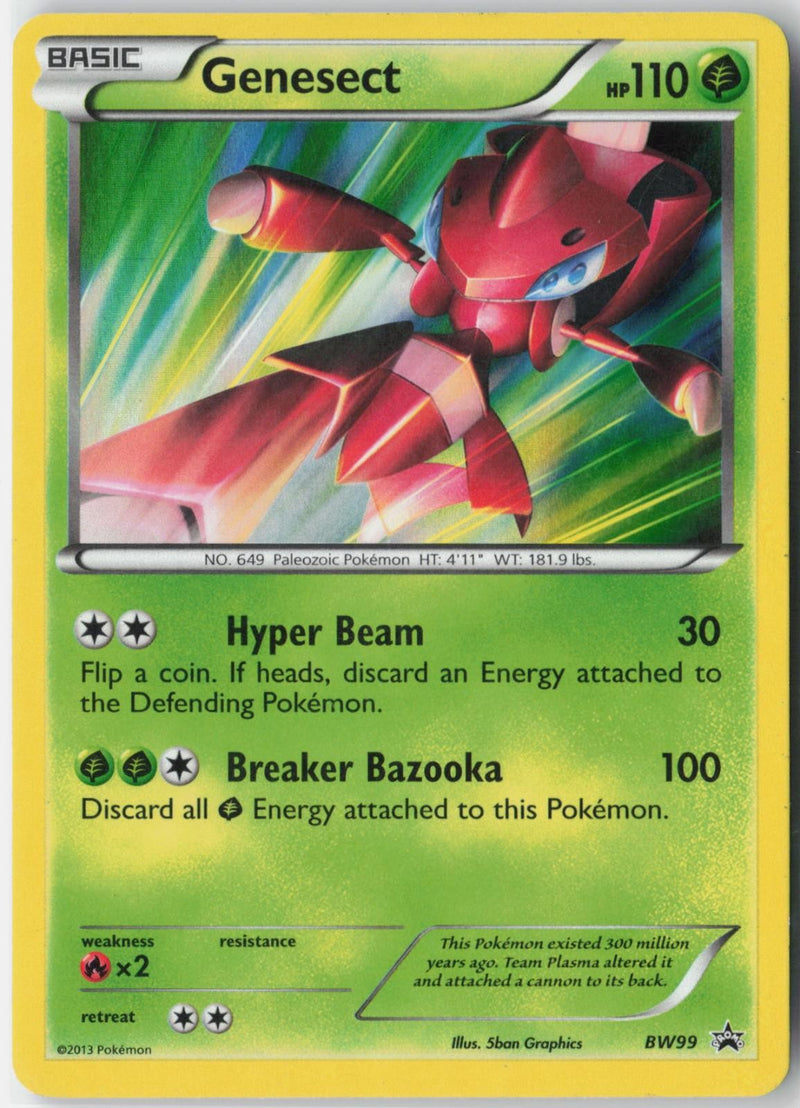 Load image into Gallery viewer, Genesect #BW99 BW Black Star Promo 2013 LP
