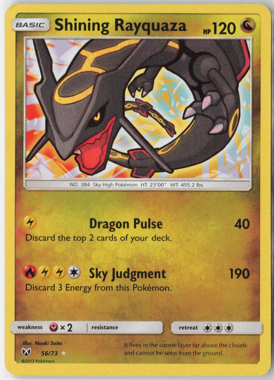 Shining Rayquaza #56/73 Shining Legends 2017 LP