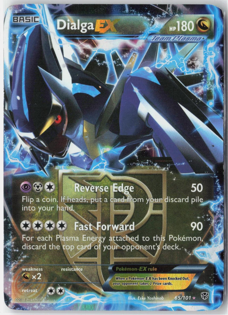 Load image into Gallery viewer, Dialga EX #65/101 Plasma Blast 2013 LP
