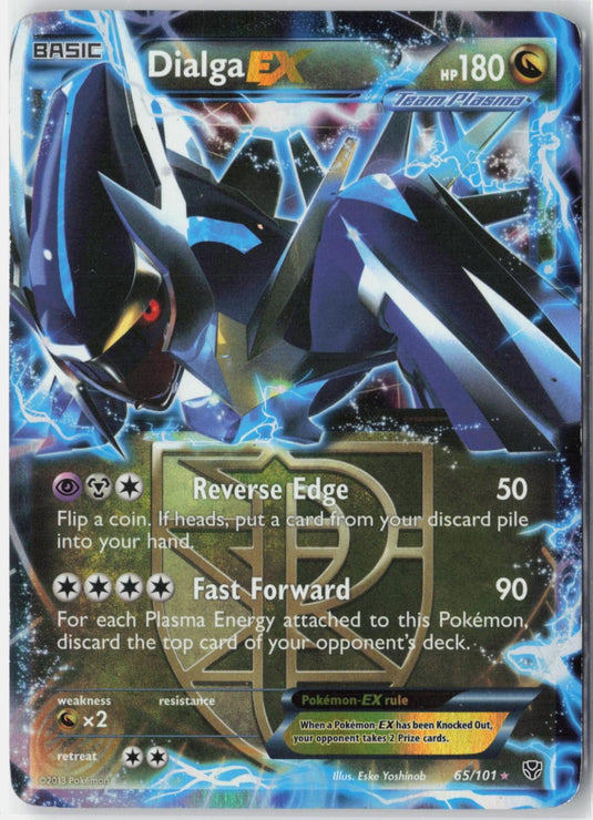 Dialga EX #65/101 Plasma Blast 2013 LP