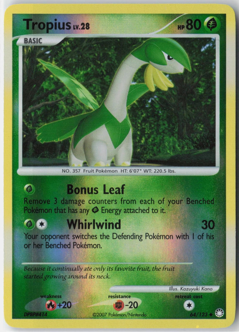 Load image into Gallery viewer, Tropius #64/123 Mysterious Treasures 2007 LP
