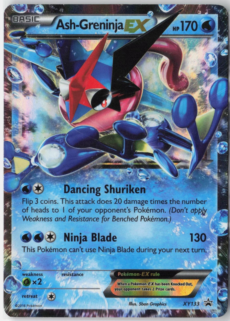 Load image into Gallery viewer, Ash-Greninja EX #XY133 XY Black Star Promo 2016 MP
