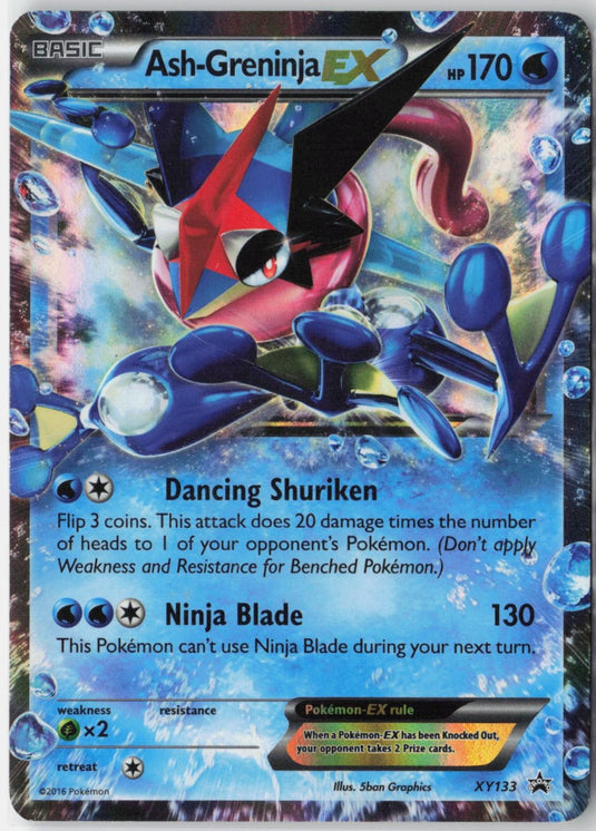 Ash-Greninja EX #XY133 XY Black Star Promo 2016 MP