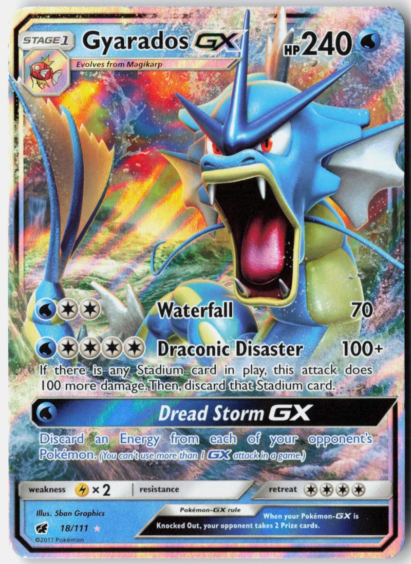 Load image into Gallery viewer, Gyarados GX #18/111 Crimson Invasion 2017 LP
