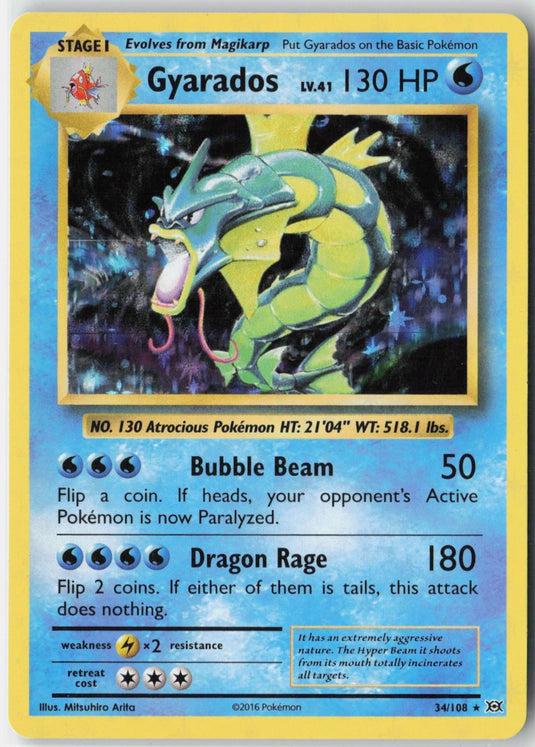 Gyarados #34/108 Evolutions 2016 MP