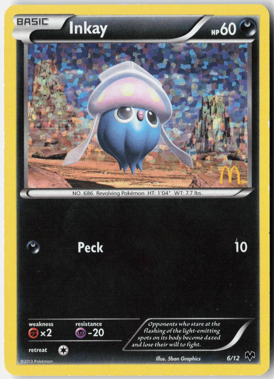 Inkay #6/12 McDonald's Collection 2014 2014 MP