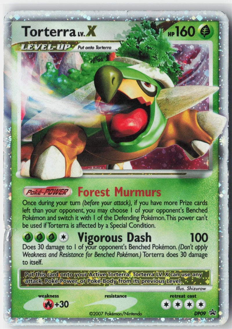 Load image into Gallery viewer, Torterra LV.X #DP09 DP Black Star Promo 2007 HP
