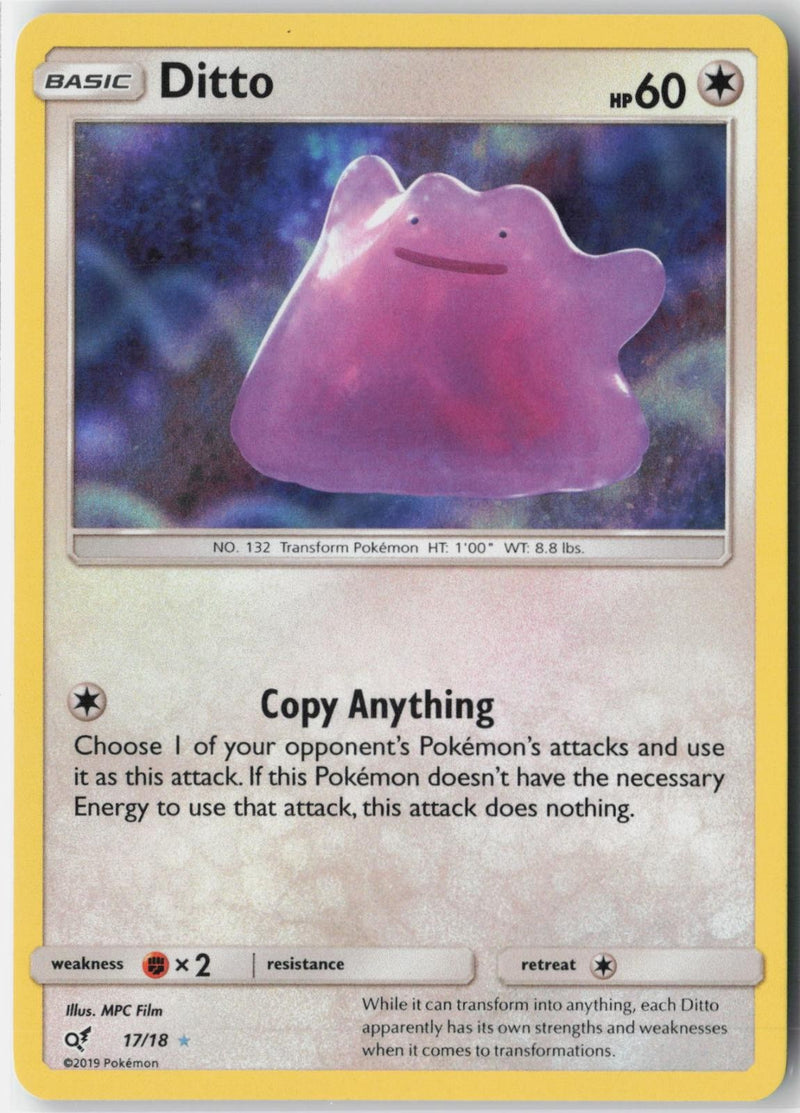 Load image into Gallery viewer, Ditto #17/18 Detective Pikachu 2019 NM
