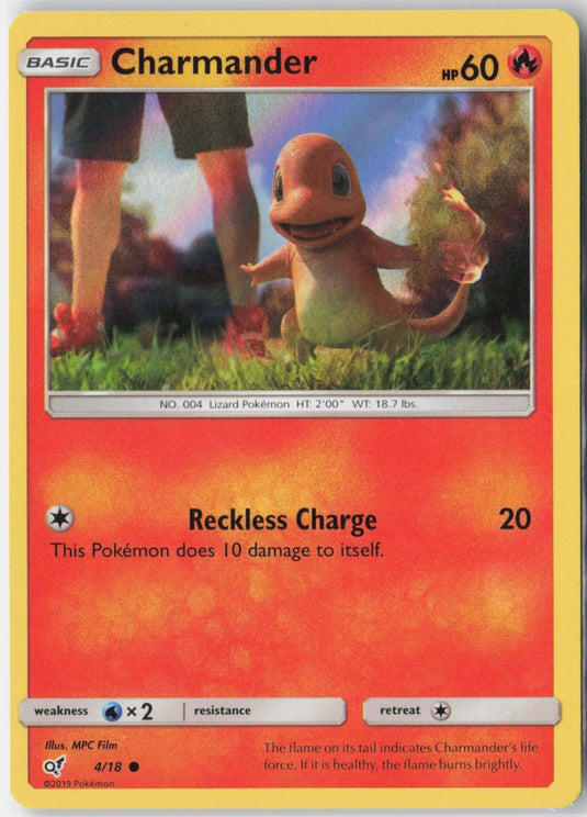 Charmander #4/18 Detective Pikachu 2019 NM