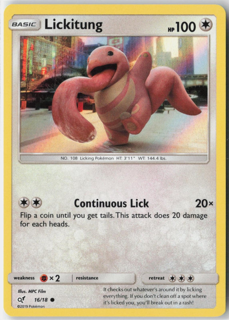 Load image into Gallery viewer, Lickitung #16/18 Detective Pikachu 2019 NM
