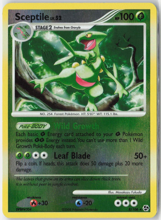 Sceptile #8/106 Great Encounters 2008 NM
