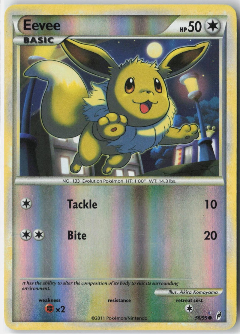 Load image into Gallery viewer, Eevee #56/95 Call of Legends 2011 HP
