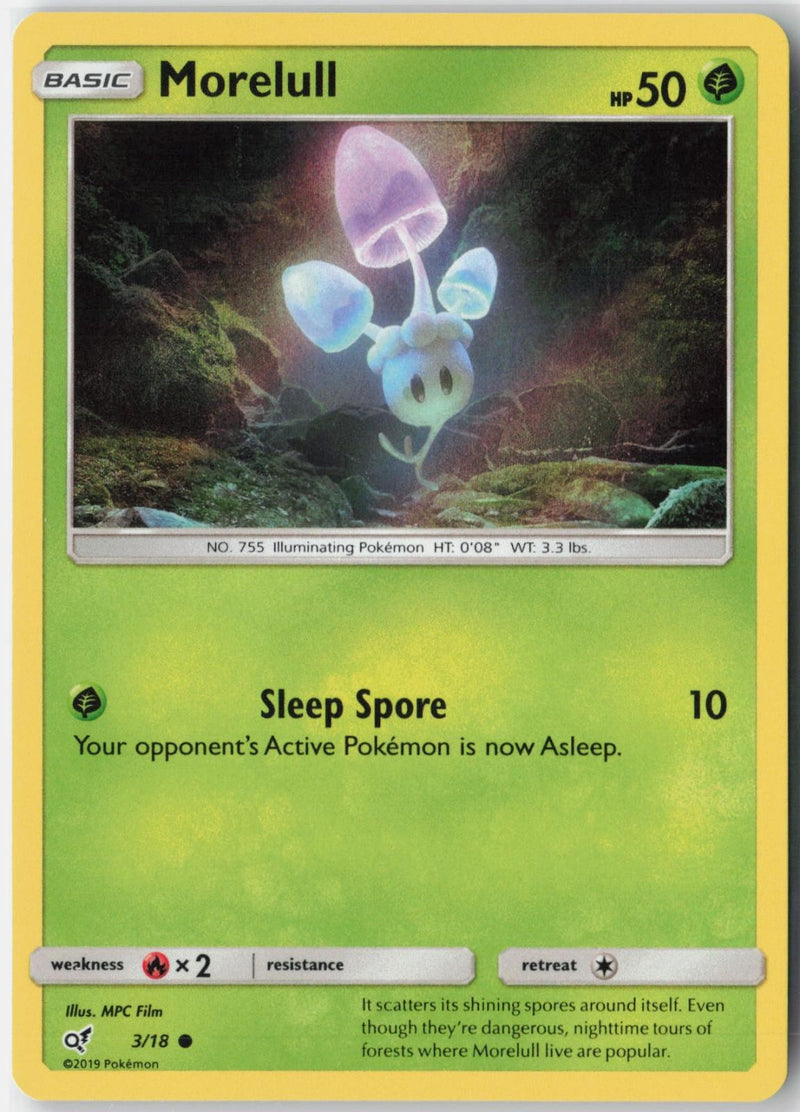 Load image into Gallery viewer, Morelull #3/18 Detective Pikachu 2019 NM
