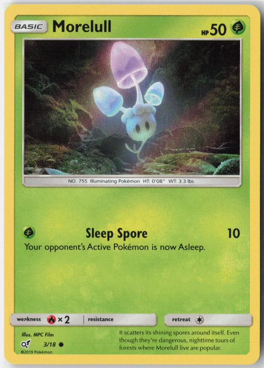 Morelull #3/18 Detective Pikachu 2019 NM