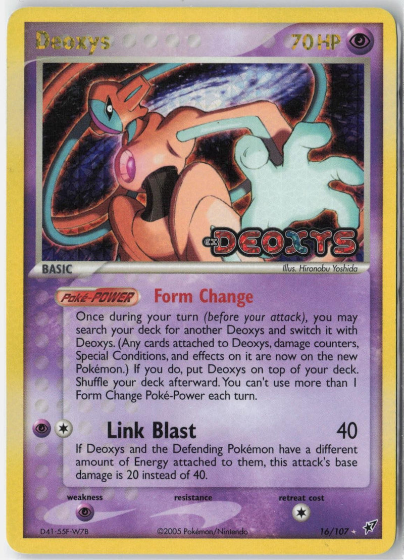 Load image into Gallery viewer, Deoxys #16/107 EX Deoxys 2005 LP
