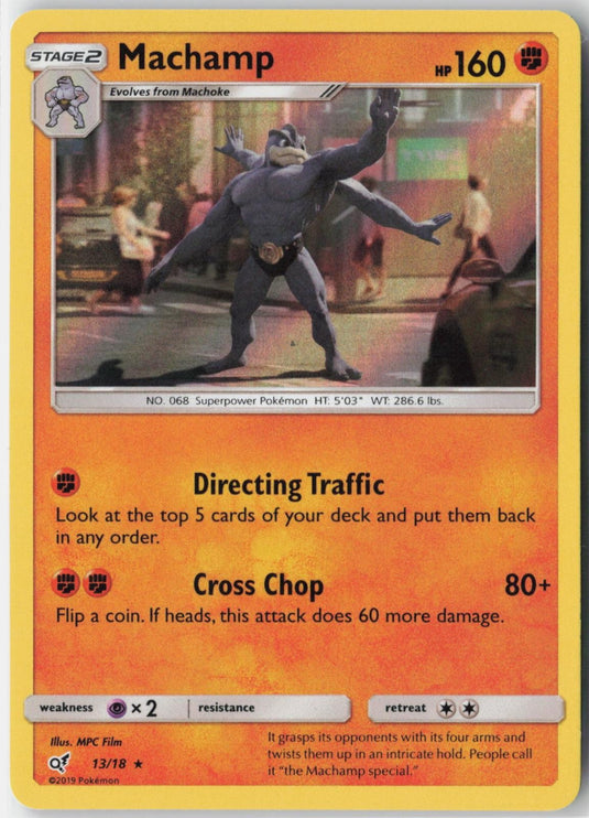 Machamp #13/18 Detective Pikachu 2019 LP