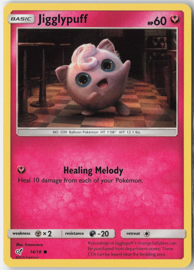 Load image into Gallery viewer, Jigglypuff #14/18 Detective Pikachu 2019 LP
